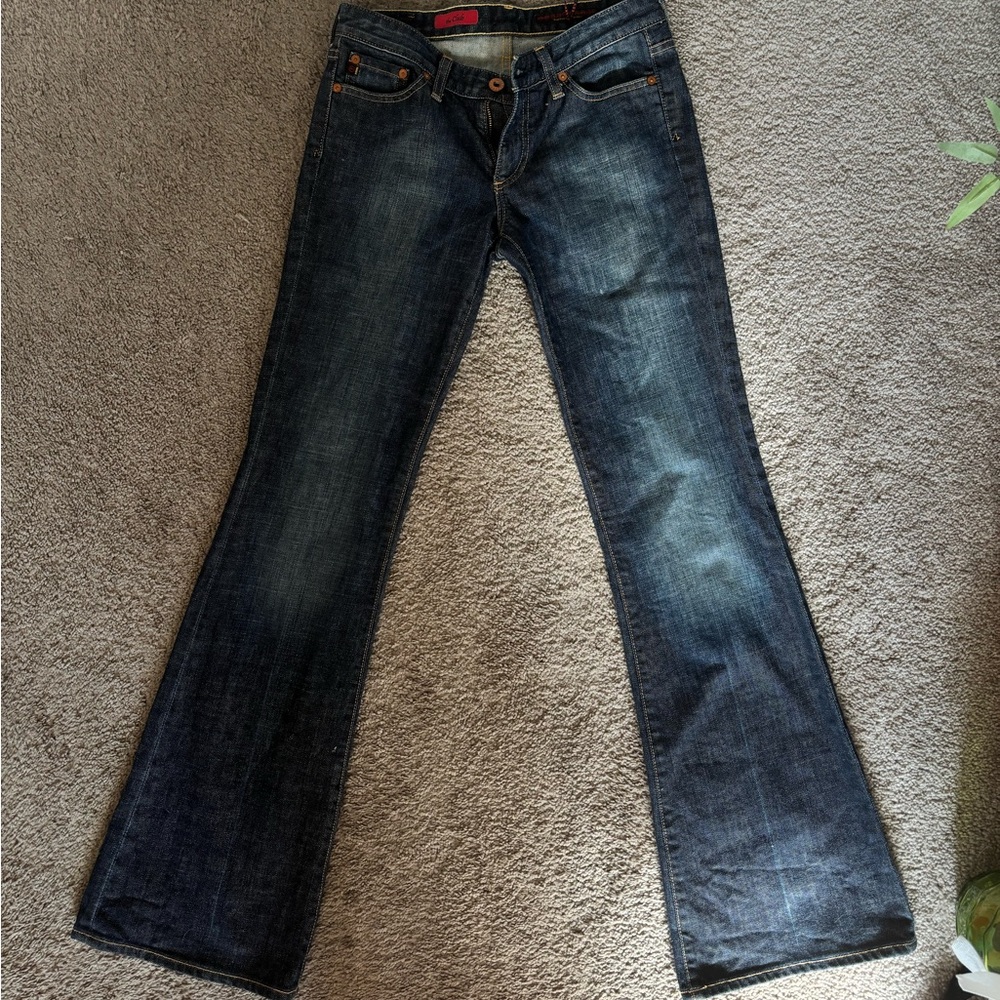 LOW rise Adriano Goldschmied dark wash